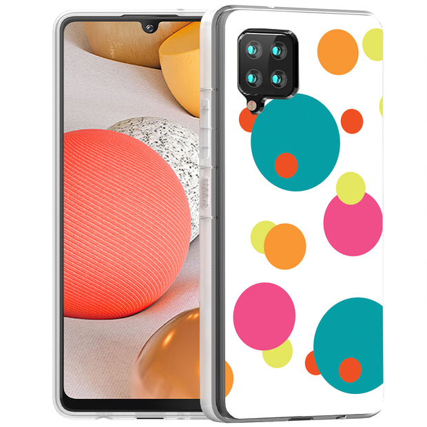 Polka Dot Print Slim Cover For Samsung Galaxy A (A42, A35, A25, A15, A11, A03S), Print in USA