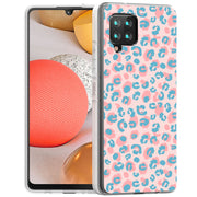 Pink Leopard Print Slim Cover For Samsung Galaxy A (A42, A35, A25, A15, A11, A03S), Print in USA