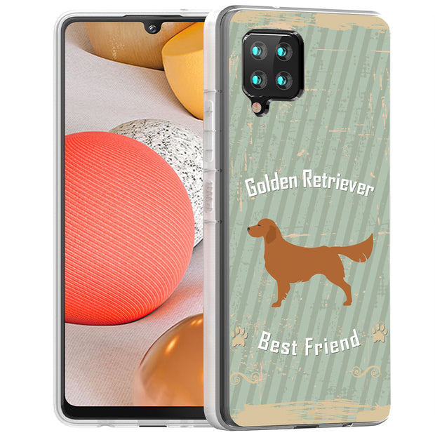 Retriever Dog Print Slim Cover For Samsung Galaxy A (A42, A35, A25, A15, A11, A03S), Print in USA