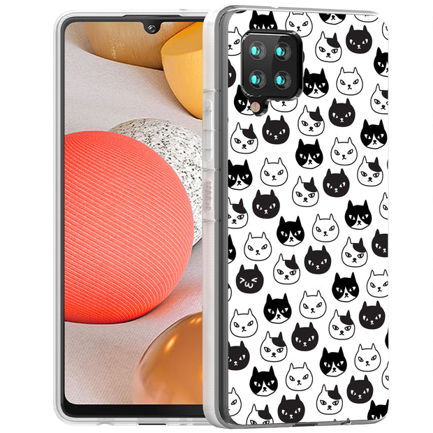 Cute Kitten Print Slim Cover For Samsung Galaxy A (A42, A35, A25, A15, A11, A03S), Print in USA