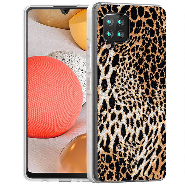 Leopard Pattern Print Slim Cover For Samsung Galaxy A (A42, A35, A25, A15, A11, A03S), Print in USA