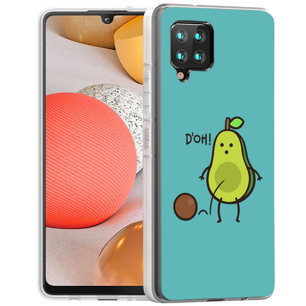 Funny Avocado 2 Print Slim Cover For Samsung Galaxy A (A42, A35, A25, A15, A11, A03S), Print in USA