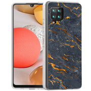 Gold Marble Print Slim Cover For Samsung Galaxy A (A42, A35, A25, A15, A11, A03S), Print in USA