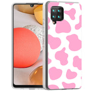 Cow Shape Pink Print Slim Cover For Samsung Galaxy A (A42, A35, A25, A15, A11, A03S), Print in USA