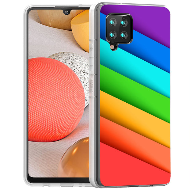 Rainbow Pride Print Slim Cover For Samsung Galaxy A (A42, A35, A25, A15, A11, A03S), Print in USA