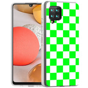 Bright Checker Print Slim Cover For Samsung Galaxy A (A42, A35, A25, A15, A11, A03S), Print in USA