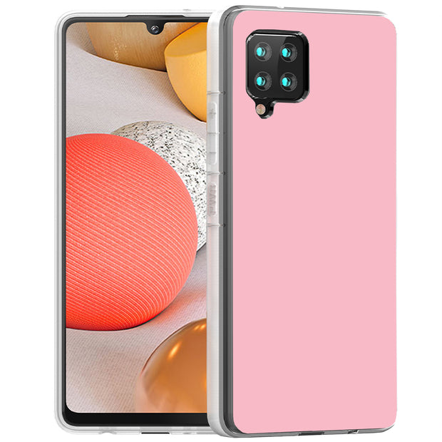 Soft Pink Print Slim Cover For Samsung Galaxy A (A42, A35, A25, A15, A11, A03S), Print in USA