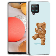 Teddy Fight Print Slim Cover For Samsung Galaxy A (A42, A35, A25, A15, A11, A03S), Print in USA