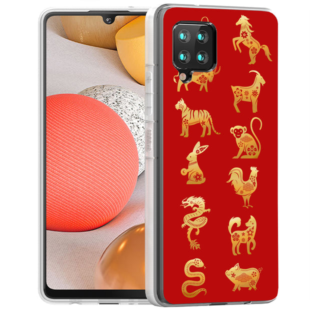 Chinese zodiac1 Print Slim Cover For Samsung Galaxy A (A42, A35, A25, A15, A11, A03S), Print in USA