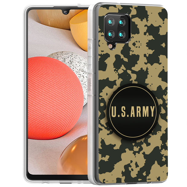 US Army 1 Print Slim Cover For Samsung Galaxy A (A42, A35, A25, A15, A11, A03S), Print in USA