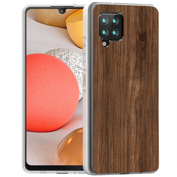 Wood 3 Print Slim Cover For Samsung Galaxy A (A42, A35, A25, A15, A11, A03S), Print in USA