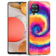 Tie Dye Circle Print Slim Cover For Samsung Galaxy A (A42, A35, A25, A15, A11, A03S), Print in USA