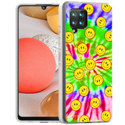 Tie Dye Smile Print Slim Cover For Samsung Galaxy A (A42, A35, A25, A15, A11, A03S), Print in USA