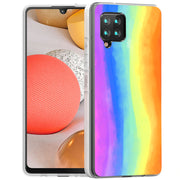 Pastel Rainbow Print Slim Cover For Samsung Galaxy A (A42, A35, A25, A15, A11, A03S), Print in USA