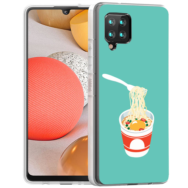 Tasty Ramen Print Slim Cover For Samsung Galaxy A (A42, A35, A25, A15, A11, A03S), Print in USA