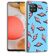 Lightning Shape Print Slim Cover For Samsung Galaxy A (A42, A35, A25, A15, A11, A03S), Print in USA