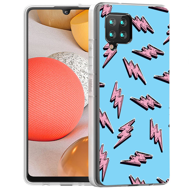 Lightning Shape Print Slim Cover For Samsung Galaxy A (A42, A35, A25, A15, A11, A03S), Print in USA