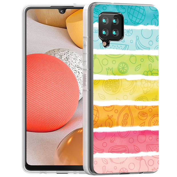 Color Fruit Print Slim Cover For Samsung Galaxy A (A42, A35, A25, A15, A11, A03S), Print in USA