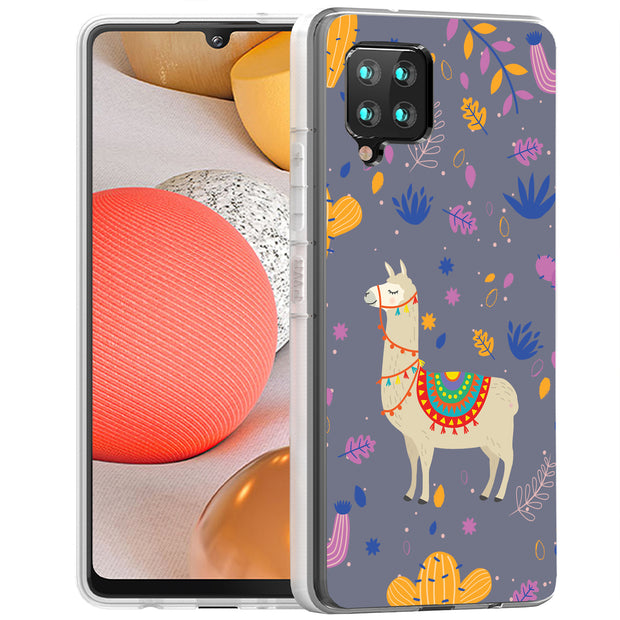 Cacti Llama Print Slim Cover For Samsung Galaxy A (A42, A35, A25, A15, A11, A03S), Print in USA