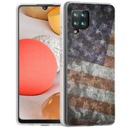 American Flag 2 Print Slim Cover For Samsung Galaxy A (A42, A35, A25, A15, A11, A03S), Print in USA