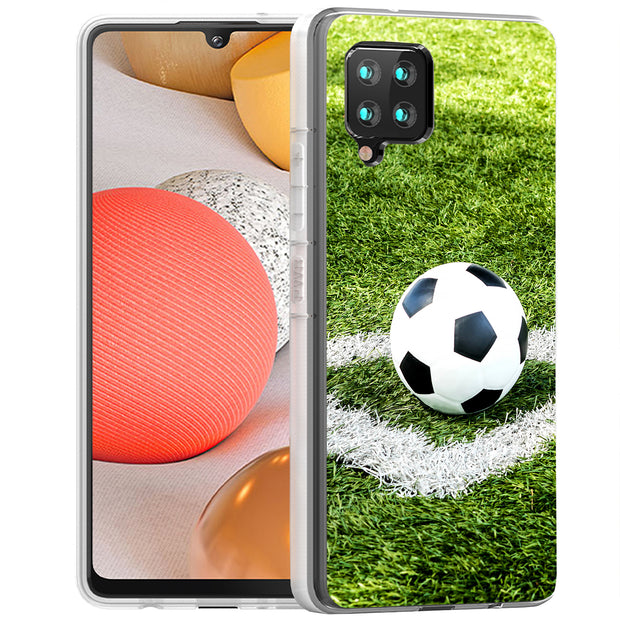 Soccer  Print Slim Cover For Samsung Galaxy A (A42, A35, A25, A15, A11, A03S), Print in USA