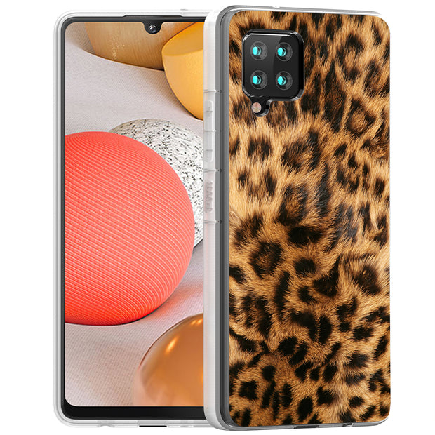 Leopard Skin Print Slim Cover For Samsung Galaxy A (A42, A35, A25, A15, A11, A03S), Print in USA