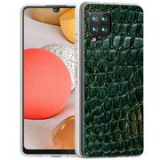 Green Alligator Print Slim Cover For Samsung Galaxy A (A42, A35, A25, A15, A11, A03S), Print in USA