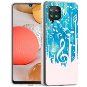 Music Note Print Slim Cover For Samsung Galaxy A (A42, A35, A25, A15, A11, A03S), Print in USA