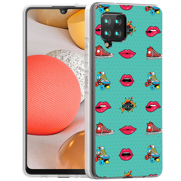 Skate Lips Print Slim Cover For Samsung Galaxy A (A42, A35, A25, A15, A11, A03S), Print in USA