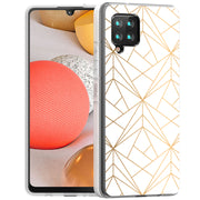 Golden Pattern Print Slim Cover For Samsung Galaxy A (A42, A35, A25, A15, A11, A03S), Print in USA