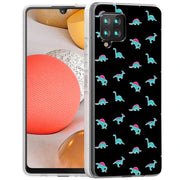 Dinosaurs Shape Print Slim Cover For Samsung Galaxy A (A42, A35, A25, A15, A11, A03S), Print in USA