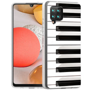 Piano Keys Print Slim Cover For Samsung Galaxy A (A42, A35, A25, A15, A11, A03S), Print in USA