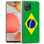 Flag Brazil Print Slim Cover For Samsung Galaxy A (A42, A35, A25, A15, A11, A03S), Print in USA