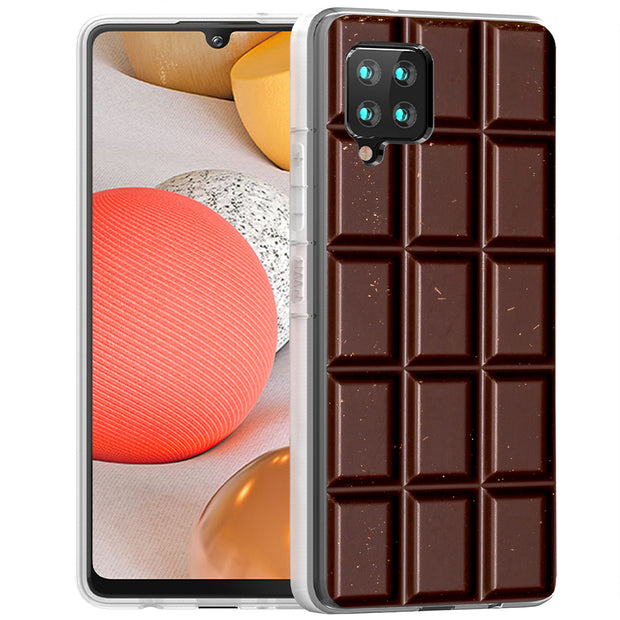 Chocolate Print Slim Cover For Samsung Galaxy A (A42, A35, A25, A15, A11, A03S), Print in USA