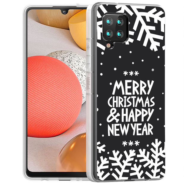 Merry Christmas Print Slim Cover For Samsung Galaxy A (A42, A35, A25, A15, A11, A03S), Print in USA