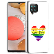 Rainbow Love 2 Print Slim Cover For Samsung Galaxy A (A42, A35, A25, A15, A11, A03S), Print in USA