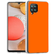 Vivid Orange Print Slim Cover For Samsung Galaxy A (A42, A35, A25, A15, A11, A03S), Print in USA