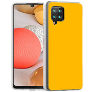 Yellow Orange Print Slim Cover For Samsung Galaxy A (A42, A35, A25, A15, A11, A03S), Print in USA