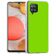 Yellow Green Print Slim Cover For Samsung Galaxy A (A42, A35, A25, A15, A11, A03S), Print in USA