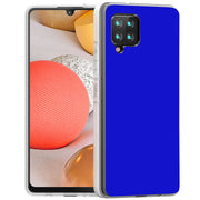 Royal Blue Print Slim Cover For Samsung Galaxy A (A42, A35, A25, A15, A11, A03S), Print in USA