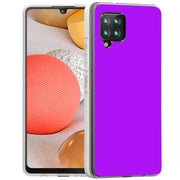 Purple Print Slim Cover For Samsung Galaxy A (A42, A35, A25, A15, A11, A03S), Print in USA