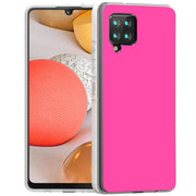 Hot Pink Print Slim Cover For Samsung Galaxy A (A42, A35, A25, A15, A11, A03S), Print in USA