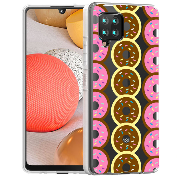 Donuts Print Slim Cover For Samsung Galaxy A (A42, A35, A25, A15, A11, A03S), Print in USA