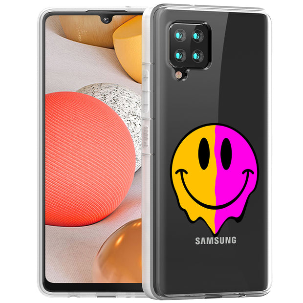 Smiley Face 1 Print Slim Cover For Samsung Galaxy A (A42, A35, A25, A15, A11, A03S), Print in USA