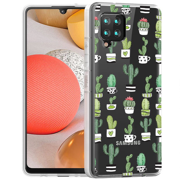 Cute Cactus  Print Slim Cover For Samsung Galaxy A (A42, A35, A25, A15, A11, A03S), Print in USA