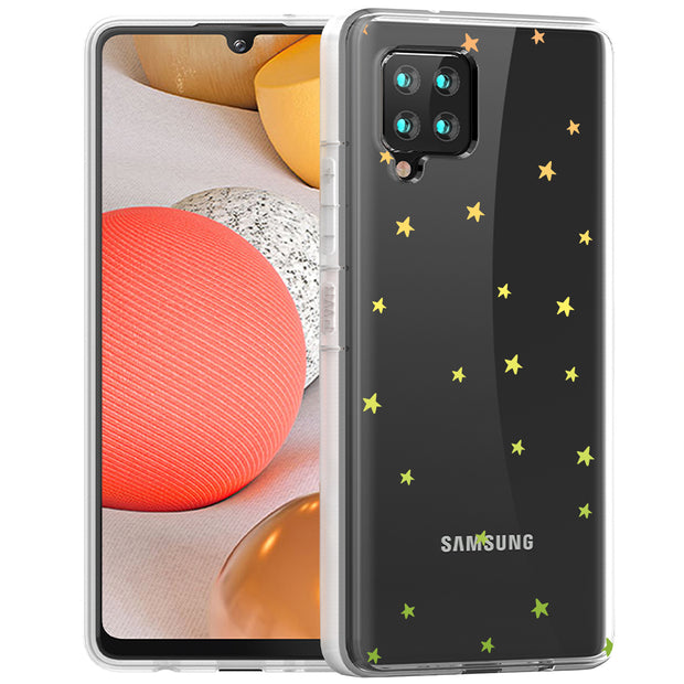 Star RainBow Print Slim Cover For Samsung Galaxy A (A42, A35, A25, A15, A11, A03S), Print in USA