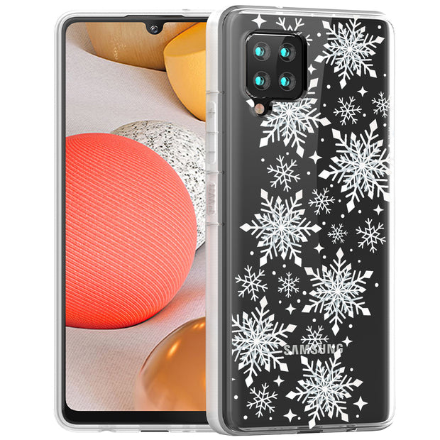 Snowflake 2 Print Slim Cover For Samsung Galaxy A (A42, A35, A25, A15, A11, A03S), Print in USA