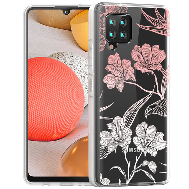 Flower 12 Print Slim Cover For Samsung Galaxy A (A42, A35, A25, A15, A11, A03S), Print in USA