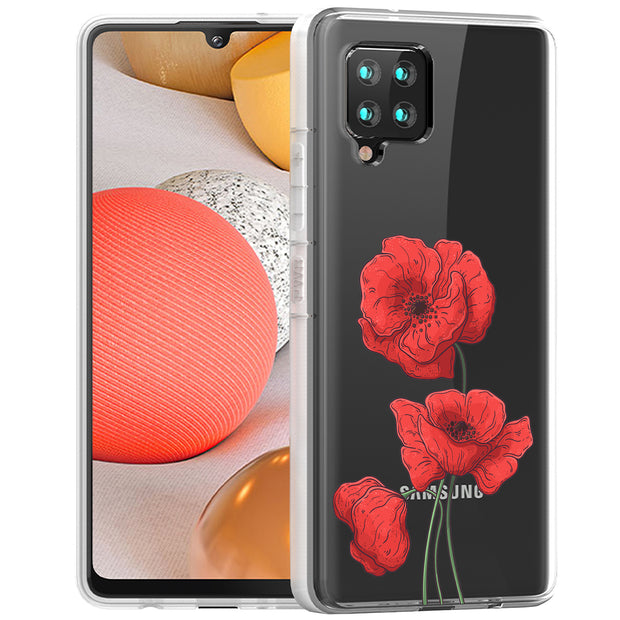 Flower 16 Print Slim Cover For Samsung Galaxy A (A42, A35, A25, A15, A11, A03S), Print in USA