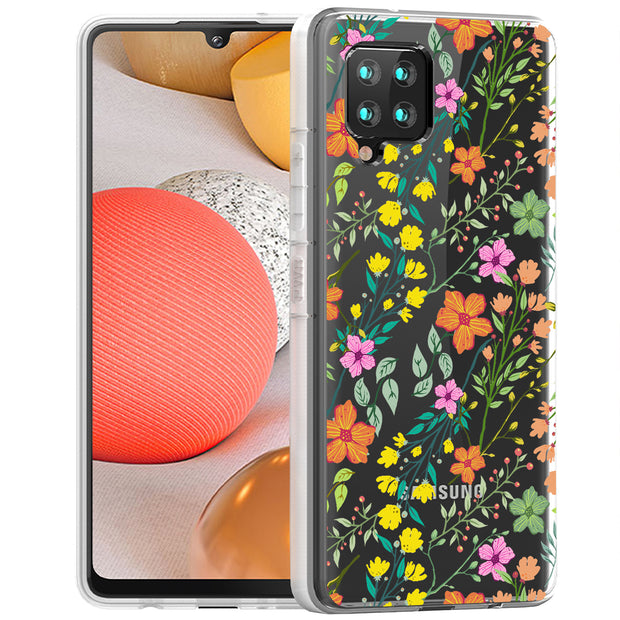 Flower 20 Print Slim Cover For Samsung Galaxy A (A42, A35, A25, A15, A11, A03S), Print in USA